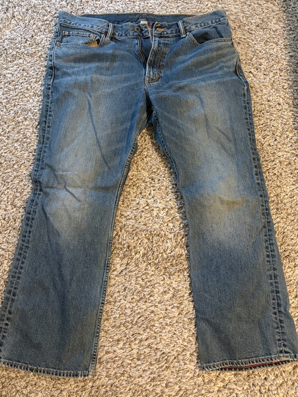 Banana Republic Men's Light Blue Straight Jeans